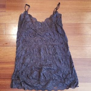 Xhilaration brown lace cami. Size medium.